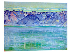 Galleritryk Lake Geneva with Savoyerberge