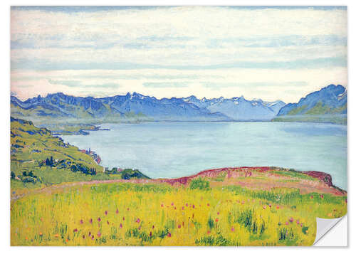 Naklejka na ścianę Landscape at Lake Geneva