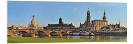 Foam board print Dresden Canaletto view