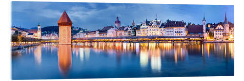 Quadro em acrílico Switzerland - Luzern Panorama