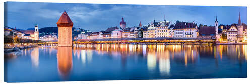 Canvas print Switzerland - Luzern Panorama