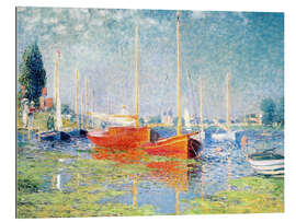 Galleritryk Red Boats at Argenteuil