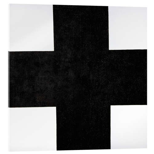 Acrylic print Black Cross