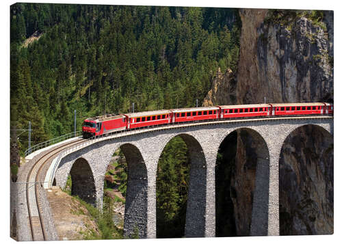 Lienzo Glacier Express | Landwasserviadukt