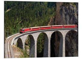 Magnettafel Glacier Express | Landwasserviadukt