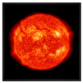 Gerahmter Kunstdruck Sonne mit Korona