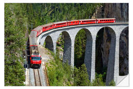 Sticker mural Glacier-Express | Viaduc de Landwasser