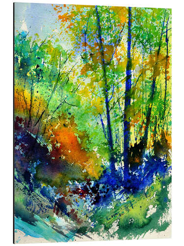 Aluminium print Forest idyll