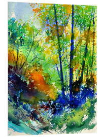 Foam board print Forest idyll