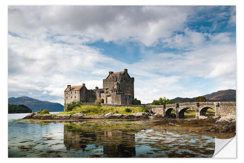 Vinilo para la pared Castillo de Eilean Donan, Escocia