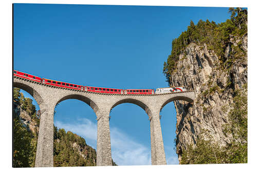 Aluminium print Glacier-Express | Landwasser-Viadukt