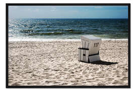 Gerahmter Kunstdruck Strandkorb 117