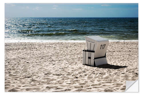 Naklejka na ścianę Beach chair 117