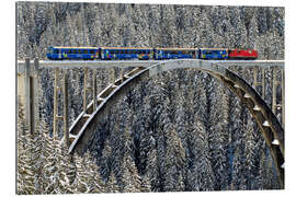 Galleritryck Arosa train | Langwies Viaduct