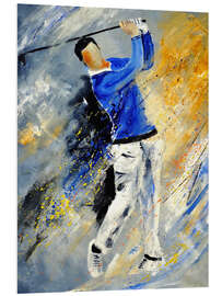 Foam board print Golf Player