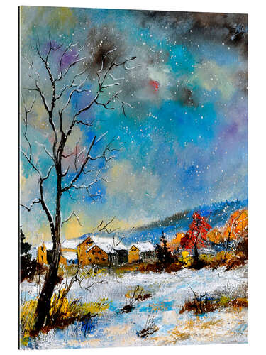 Gallery Print Verträumte Winterlandschaft