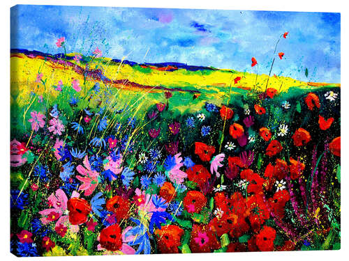 Canvas print Wild flower field