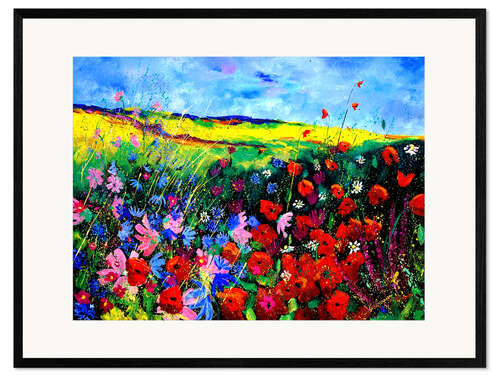 Framed art print Wild flower field