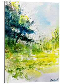 Magnettafel Landschaft im Frühling