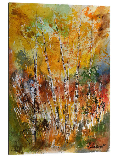 Galleriataulu little forest of birch trees