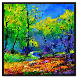 Gerahmter Kunstdruck Zauberwald