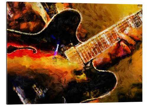 Gallery print Blues musician