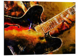 Magnettafel Bluesmusiker