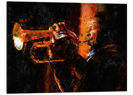 Magnettafel jazzmusiker