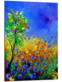 Magnettafel Kornblumenfeld III