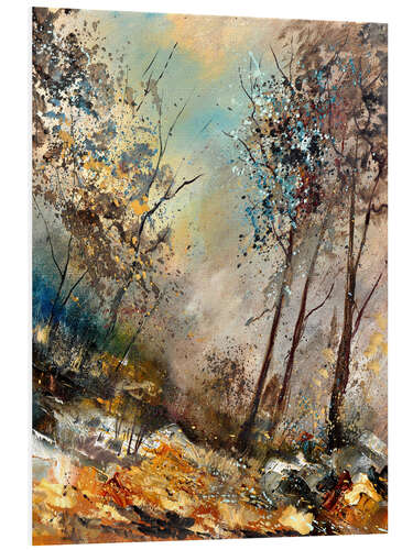 Foam board print Autumn forest