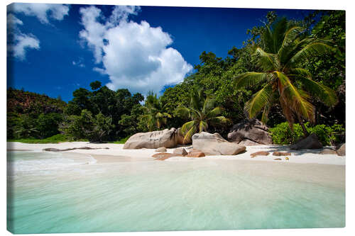 Canvastavla Beautiful Beach Seychelles 3