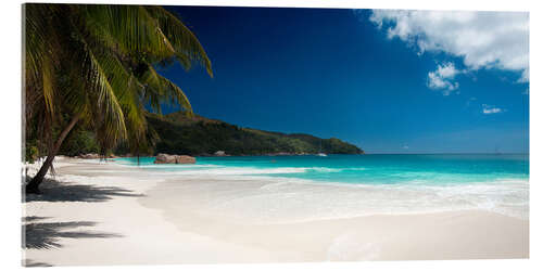 Acrylic print Anse Lazio Seychelles beach 1