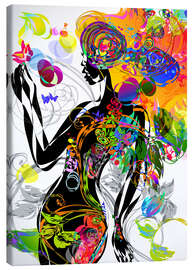 Canvas print Crazy Popart