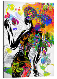 Magnettafel Verrückte Popart