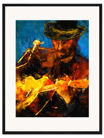 Gerahmter Kunstdruck Play the blues