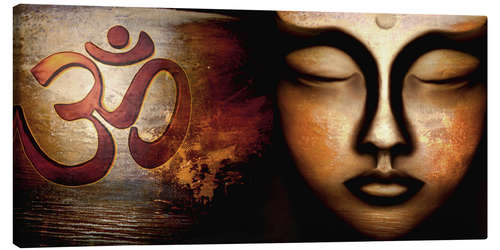 Canvas print Siddhartha with Om