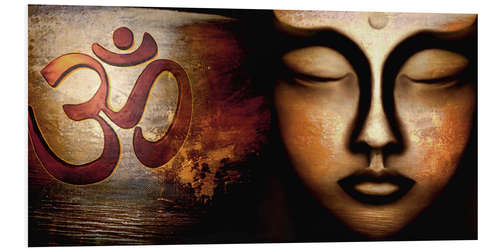 Foam board print Siddhartha with Om