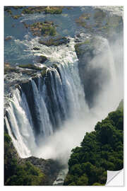 Wall sticker Zambezi River and Victoria Falls