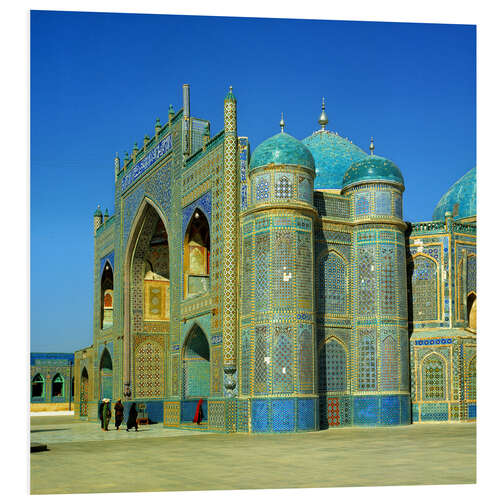 Tableau en PVC Mosquée Rawze-i-Sharif à Mazar-e Sharif en Afghanistan