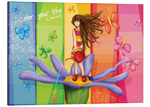 Stampa su alluminio Color your life