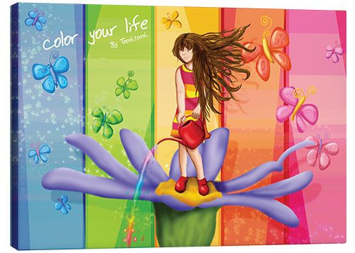 Tableau sur toile Color your life