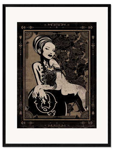 Gerahmter Kunstdruck Athena