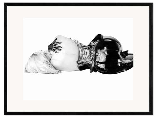 Kunsttryk i ramme Erotic Drawing - Vinyl Lingerie III