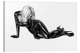 Magnettafel Erotische Zeichnung - Lack Dessous IV