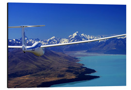 Aluminium print  Glider over a lake - David Wall
