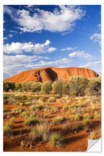 Vinilo para la pared Uluru en el interior