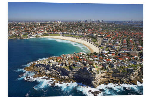 PVC print Aerial view of Bondi Beach