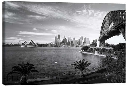 Canvas print View over Sydney's landmark