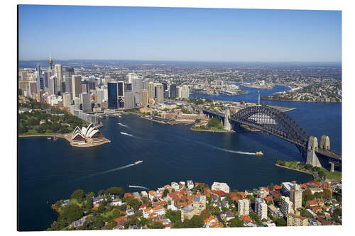 Tableau en aluminium Vue sur Sydney