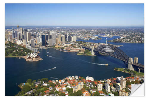 Adesivo murale Skyline di Sydney